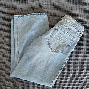 Hollister Light Wash Relaxed Jeans